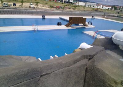 Gran piscina recreativa